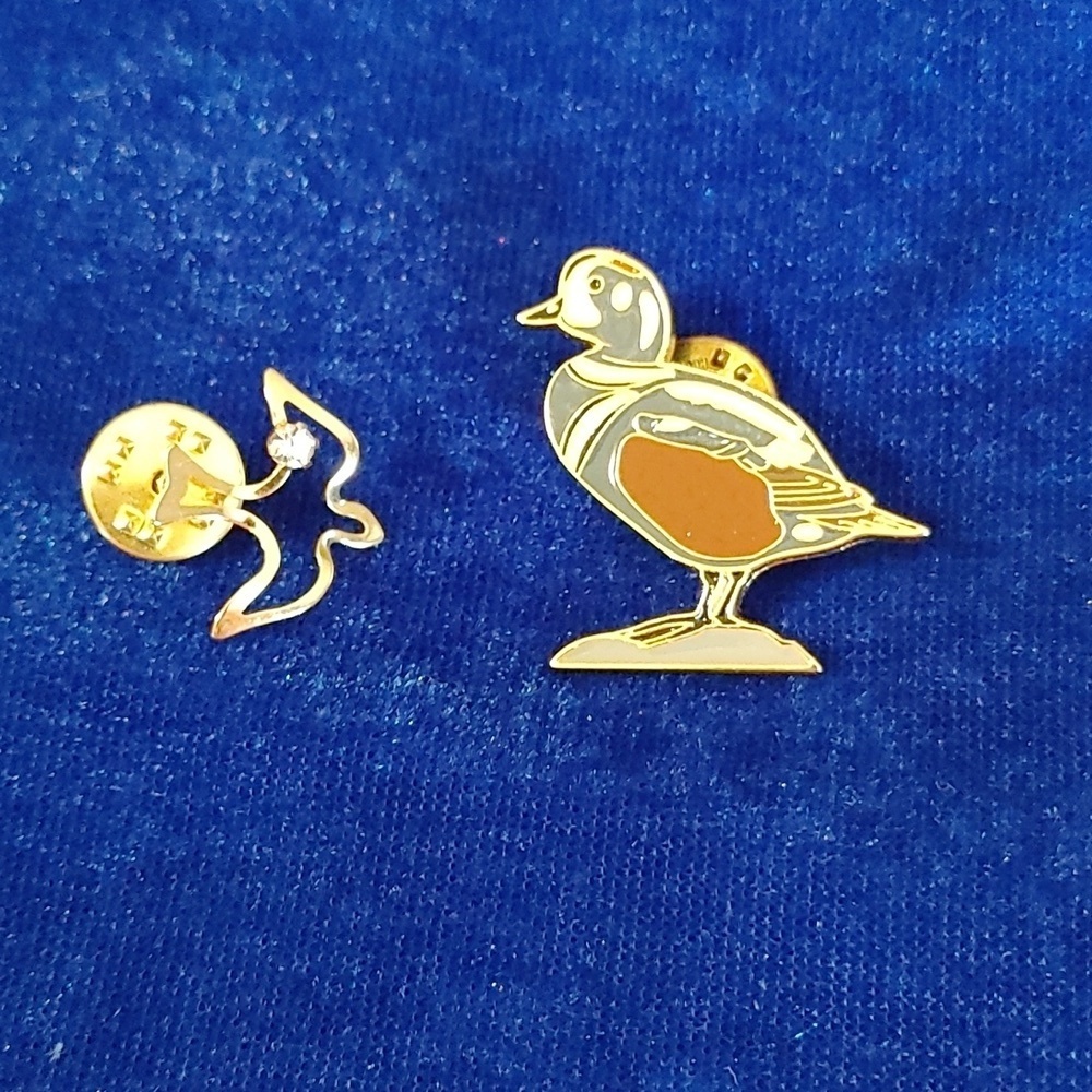 💚Set of 2 gold tone pins